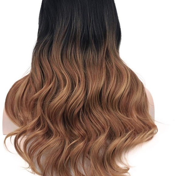 ?JESIMEA 26” BROWN BLACK OMBRÉ Wig *NWT*? main image 4